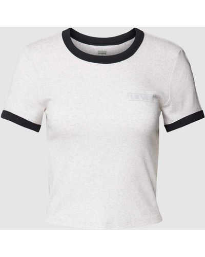 Levi's Cropped T-Shirt - Weiß