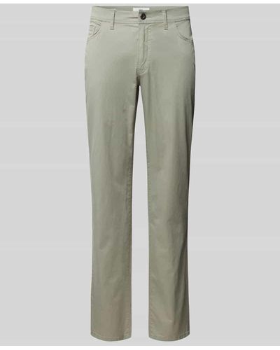 Brax Five Pocket Hose mit französischen Eingrifftaschen Modell 'CADIZ' - Grün