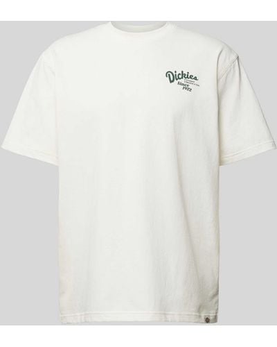Dickies T-shirt Met Labelprint - Wit