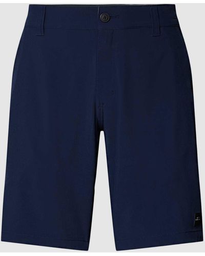 O'neill Sportswear Bermuda Met Labeldetail - Blauw