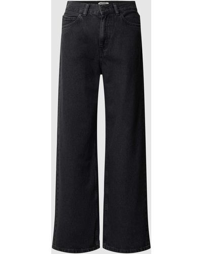 Carhartt Loose Fit Jeans im 5-Pocket-Design Modell 'JANE' - Schwarz