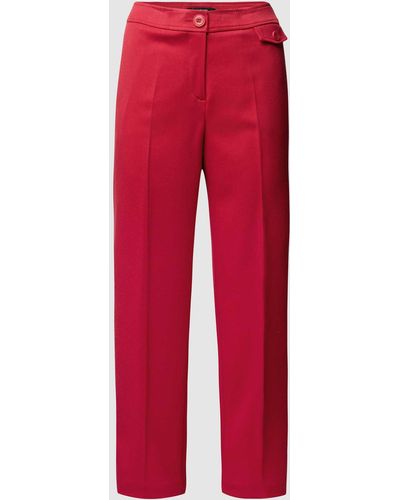 Taifun Stoffen Broek - Rood