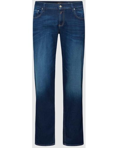 Replay Jeans mit Label-Patch Modell 'SANDOT' - Blau