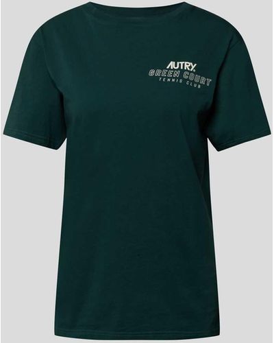 Autry T-Shirt mit Backprint - Grün