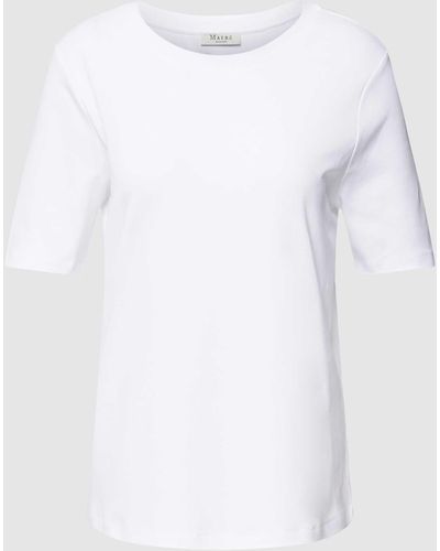 maerz muenchen T-shirt Met Labeldetail - Wit