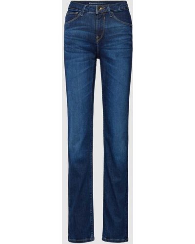 Garcia Straight Fit Jeans im 5-Pocket-Design Modell 'CELIA' - Blau