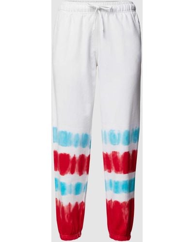 Polo Ralph Lauren Sweatpants mit Batik-Look - Weiß