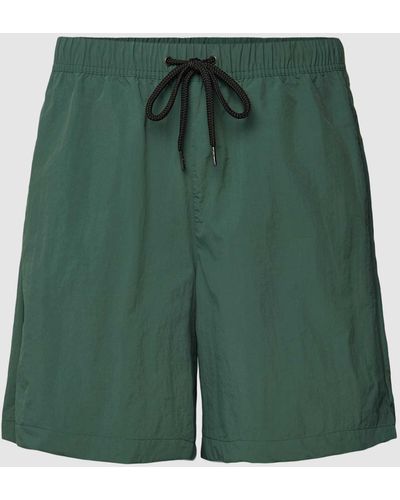 Redefined Rebel Shorts mit elastischem Bund Modell 'JACOB' - Grün