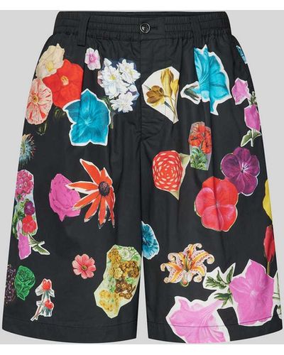 Marni Shorts mit floralem Muster - Weiß