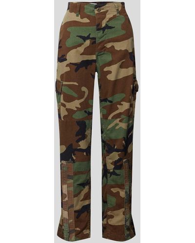 RE/DONE Cargohose mit Camouflage-Muster - Mehrfarbig