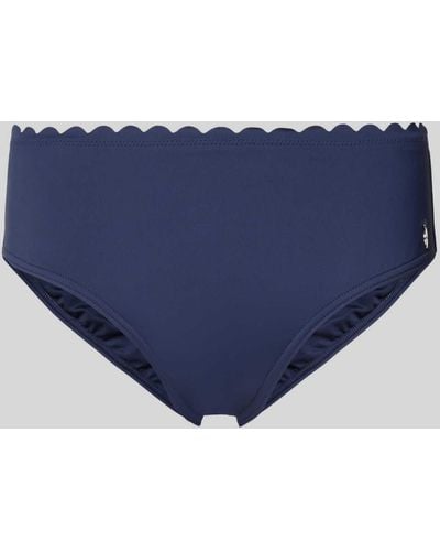 Lascana Bikini-Hose mit Label-Detail Modell 'Jada' - Blau