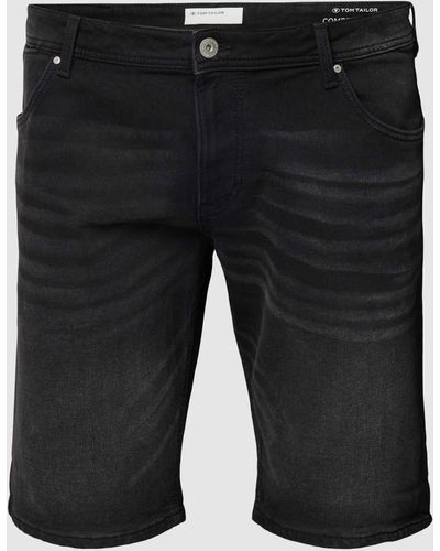 Tom Tailor Korte Plus Size Jeans Met Achterzakken - Zwart