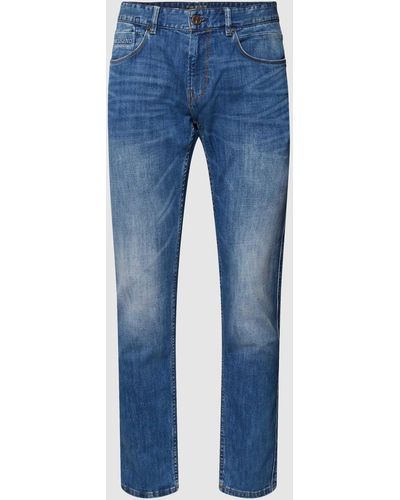 PME LEGEND Regular Fit Jeans im 5-Pocket-Design - Blau