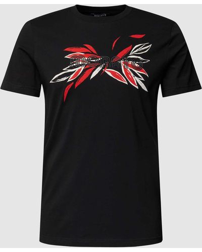 Antony Morato T-shirt Met Labelprint - Zwart