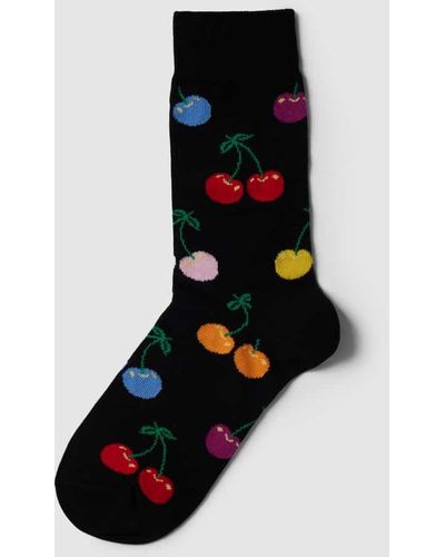 Happy Socks Socken mit Allover-Muster Modell 'CHERRY' - Mehrfarbig