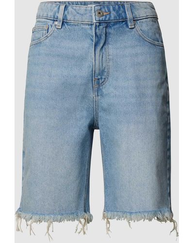 Jake*s Jeansshorts In 5-pocketmodel - Blauw