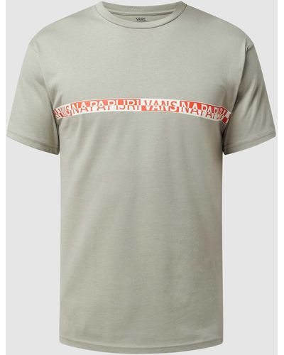 Vans X Napapijri Classic Fit T-Shirt mit Logos - Grau