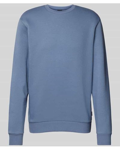Only & Sons Sweatshirt in unifarbenem Design - Blau