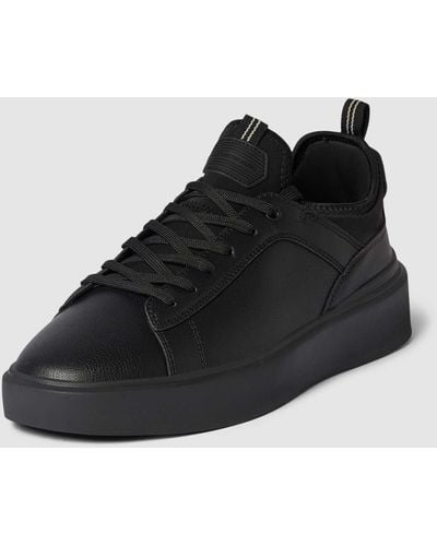 Antony Morato Sneakers Met Labeldetail - Zwart