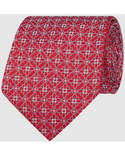 Eton Krawatte aus reiner Seide (8cm) - Pink