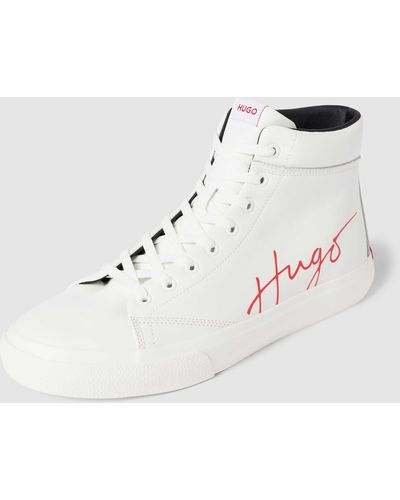 HUGO High Top Sneaker mit Kontrastbesatz Modell \'Dyer\' in black für Herren  | Lyst AT