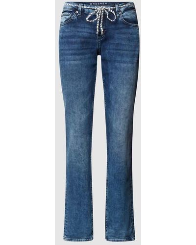 ROSNER Relaxed Fit Jeans im 5-Pocket-Design Modell 'MASHA' - Blau