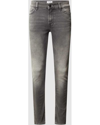 Only & Sons Slim Fit Jeans Van Sweatdenim, Model 'loom' - Grijs