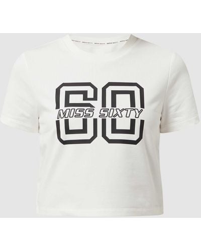 Miss Sixty T-Shirt mit Logo-Print - Weiß