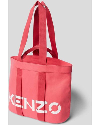 KENZO Weekender mit Brand-Schriftzug - Pink