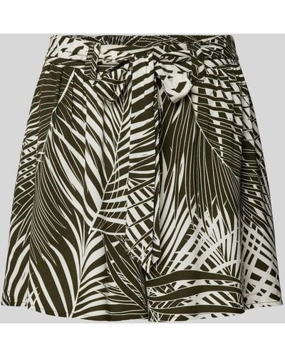 ONLY Loose Fit Shorts mit Bindegürtel Modell 'NOVA LIFE JASMIN' - Mehrfarbig