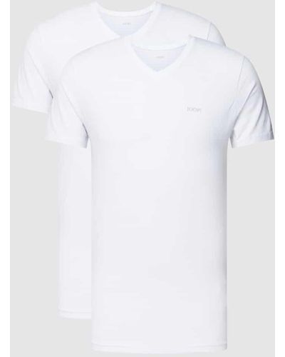 Joop! Unterhemd mit V-Ausschnitt - Weiß