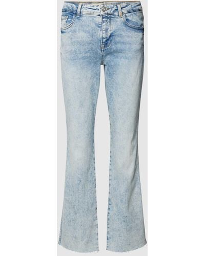 Mos Mosh Jeans im 5-Pocket-Design Modell 'Ashley Evita' - Blau