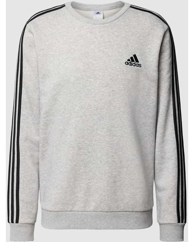 adidas Sweatshirt mit Rundhalsausschnitt - Grau