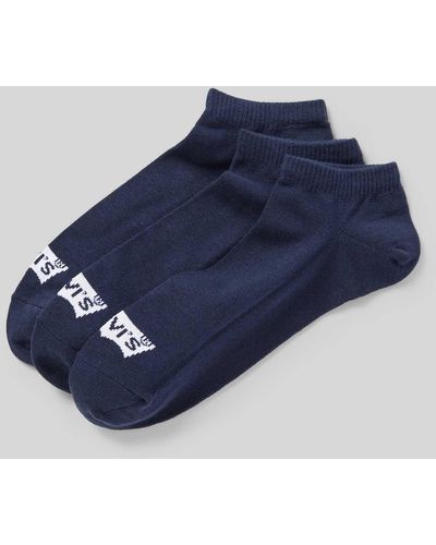 Levi's Sokken Met Labeldetail - Blauw