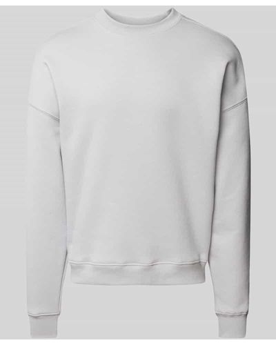 Alpha Industries Sweatshirt mit überschnittenen Schultern - Grau