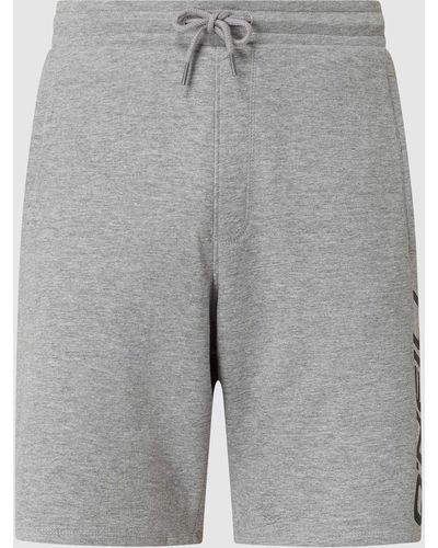 O'neill Sportswear Sweatshorts mit Logo-Print - Grau