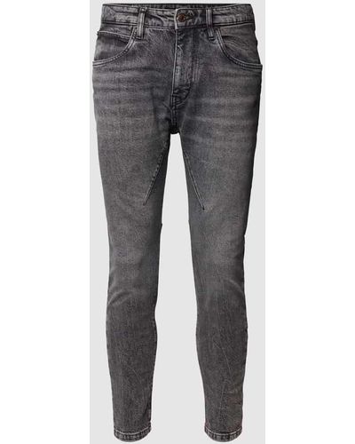 DRYKORN Slim Fit Jeans mit Stretch-Anteil Modell 'Wel' - Grau
