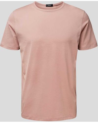 Theory T-Shirt mit Rundhalsausschnitt - Pink