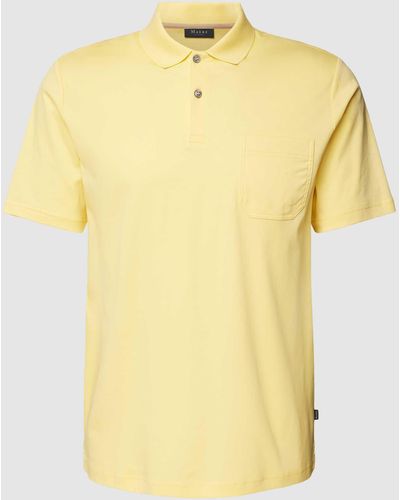 maerz muenchen T-shirt Met Knoopsluiting - Geel
