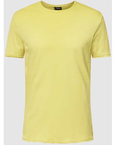 Strellson T-Shirt mit Rundhalsausschnitt Modell 'Tyler' - Gelb