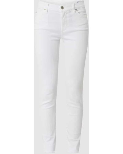 Joop! Slim Fit Jeans mit Stretch-Anteil Modell 'Sol' - Weiß