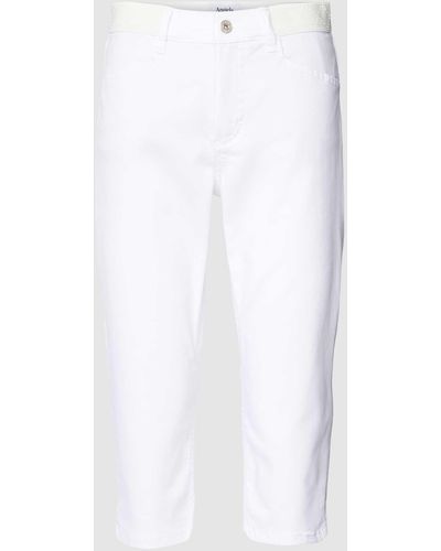 ANGELS Capri-jeans Met Steekzakken - Wit