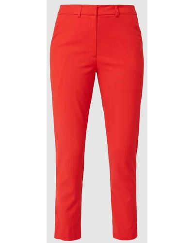 Calvin Klein Track Pants mit Zierpaspeln - Rot