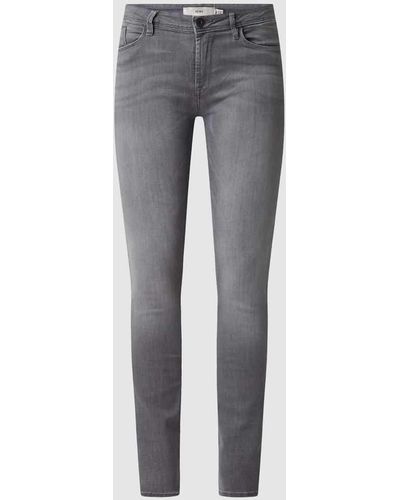 Ichi Skinny Fit Jeans mit Stretch-Anteil Modell 'Erin Izaro' - Grau