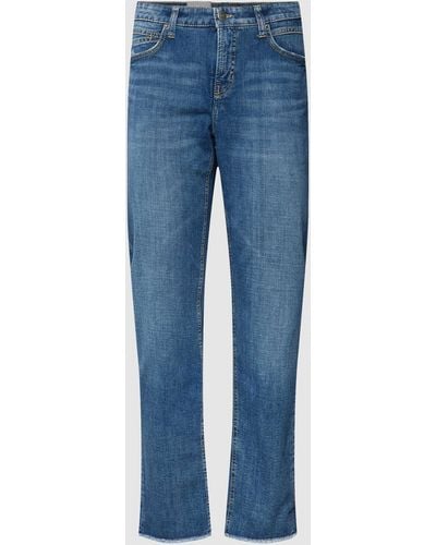 Cambio Jeans Met Stretch - Blauw