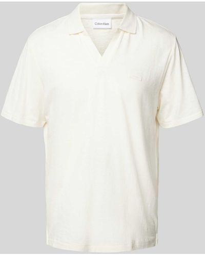 Calvin Klein Regular Fit Poloshirt - Wit