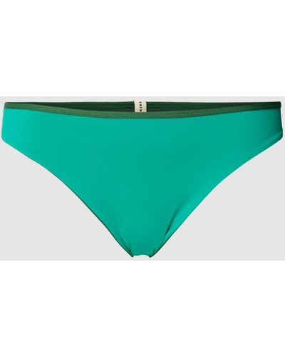 MYMARINI Bikini-Hose mit Label-Detail Modell 'SUNNY' - Grün