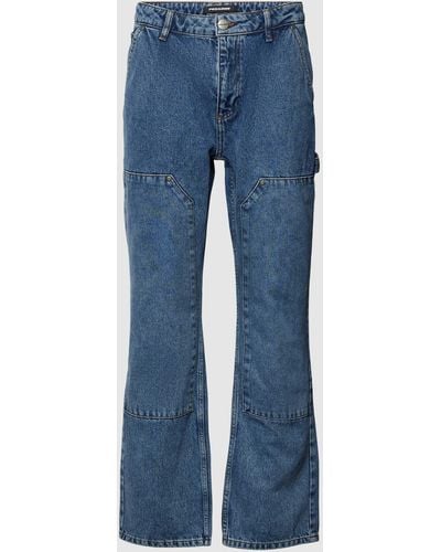 PEGADOR Jeans mit Ziernähten Modell 'Cassido Carpenter' - Blau