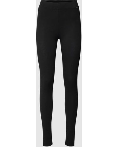 SKINY Leggings mit Label-Detail - Schwarz