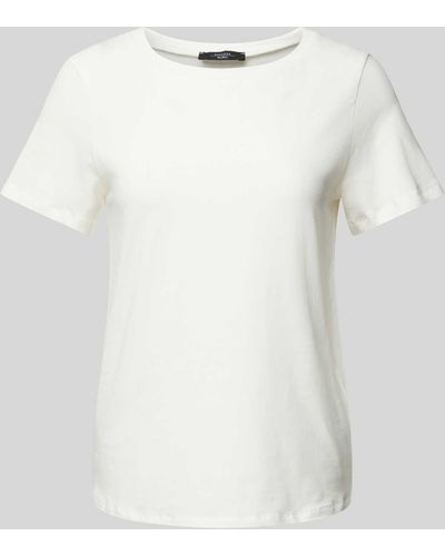 Weekend by Maxmara T-Shirt mit Rundhalsausschnitt Modell 'MULTIF' - Weiß